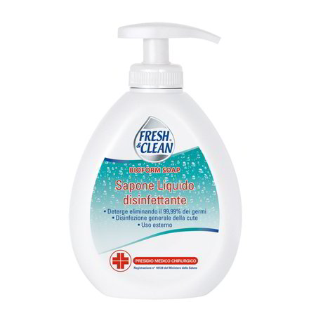 Fresh&Clean sapone liquido disinfettante-bollicine-detersivi-salerno