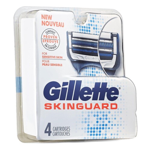 Gillette skinguard ricariche 4 pz-bollicine-casalinghi-detersivi